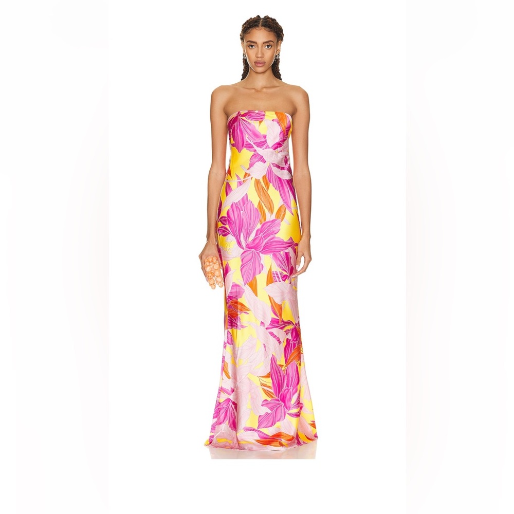 Retrofete Keaton Silk Dress in Botanical Floral